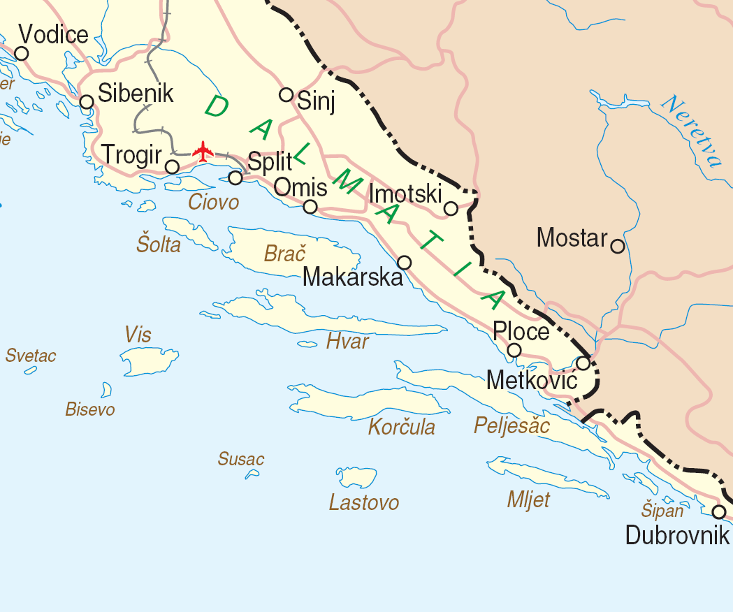 Sailing Routes in Croatia