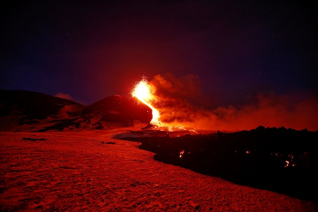 Mount Etna by Reuters