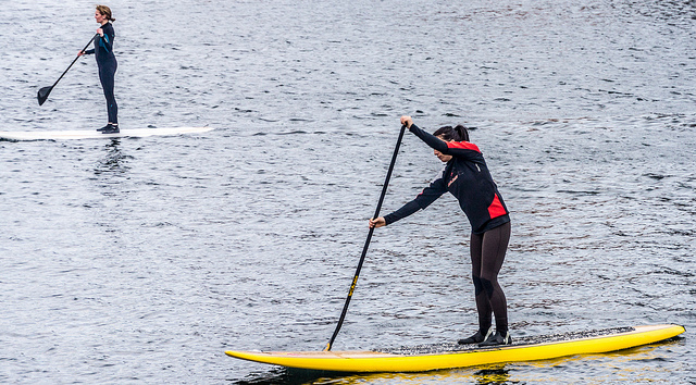 Stand up paddleboarding