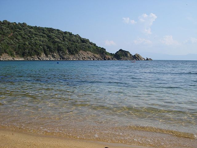 Amouliani greek islets beach