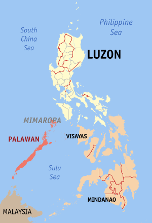 Palawan map