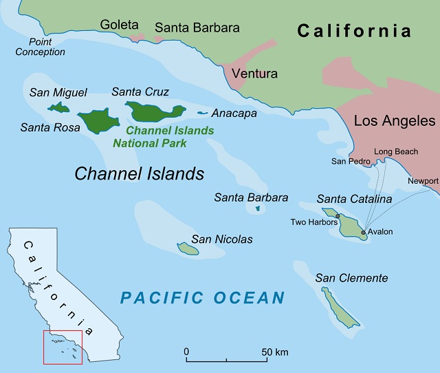 Channel Islands Map