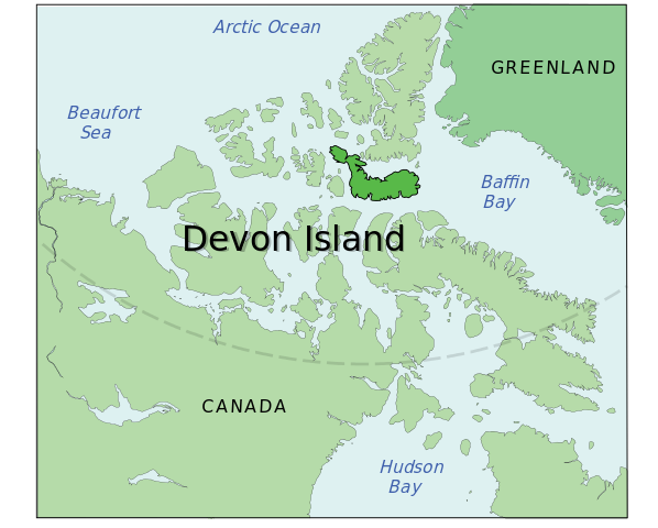 Devon Island Map