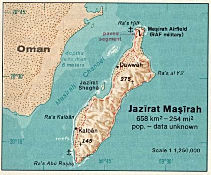 Masirah map