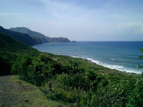 Montserrat coast line