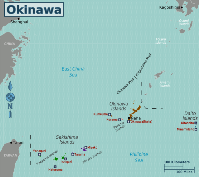 Okinawa a group of minor islands of Japan