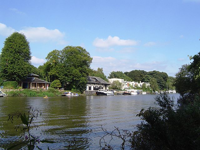 Eyots in River Thames Eel Pie Island