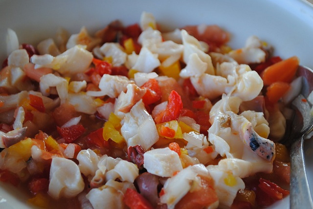 Caribbean Islands food Conch Salad