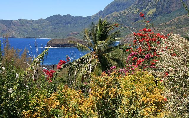 French Polynesian Islands Hiva Oa Island