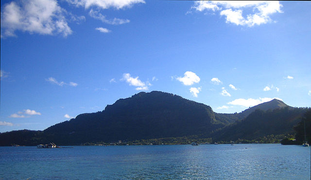 French Polynesian Islands Mangareva Island