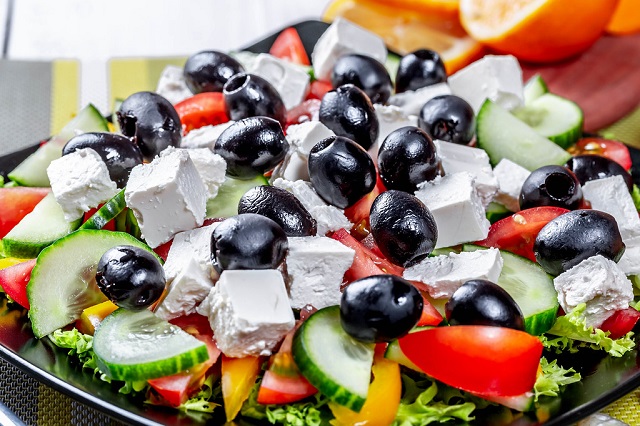 Food and Drinks Greek salad