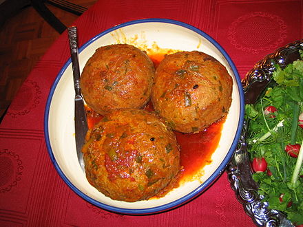 Food and Drinks Kofta-a meatball