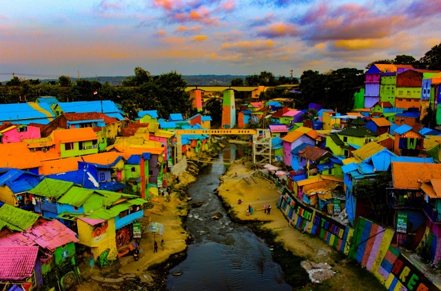 The most colorful village of Indonesia- Jodipan