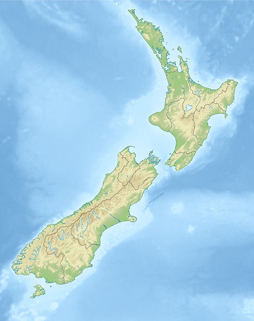 New Zealand Islands Map