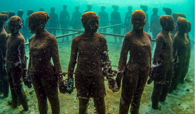 underwater sculpture