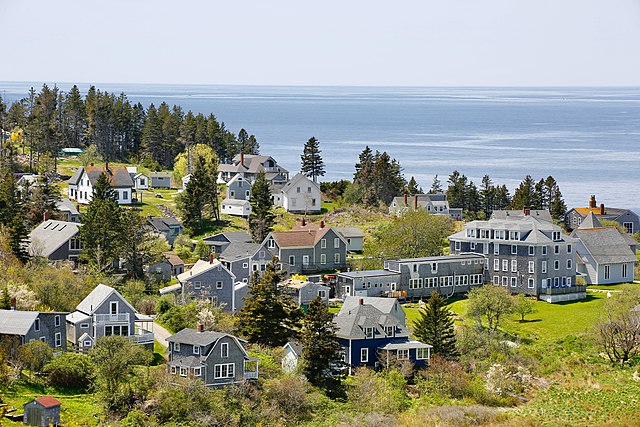 Islands with No Cars in USA Monhegan Island, Maine