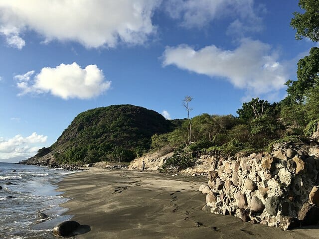 Statia island or Sint Eustatius