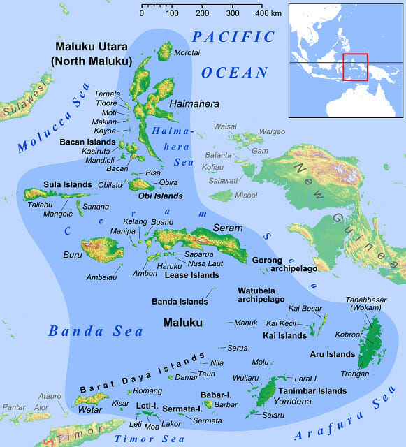 Banda Islands Map