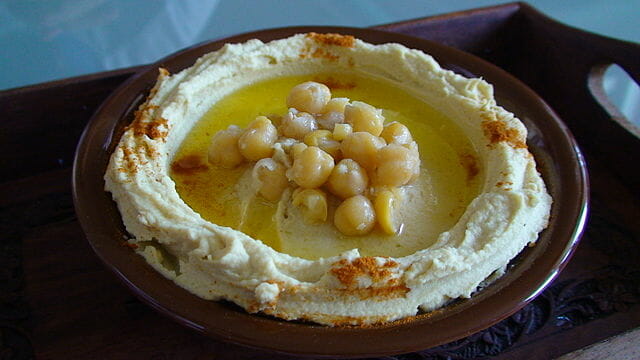 Mediterranean Vegetarian Dishes Hummus