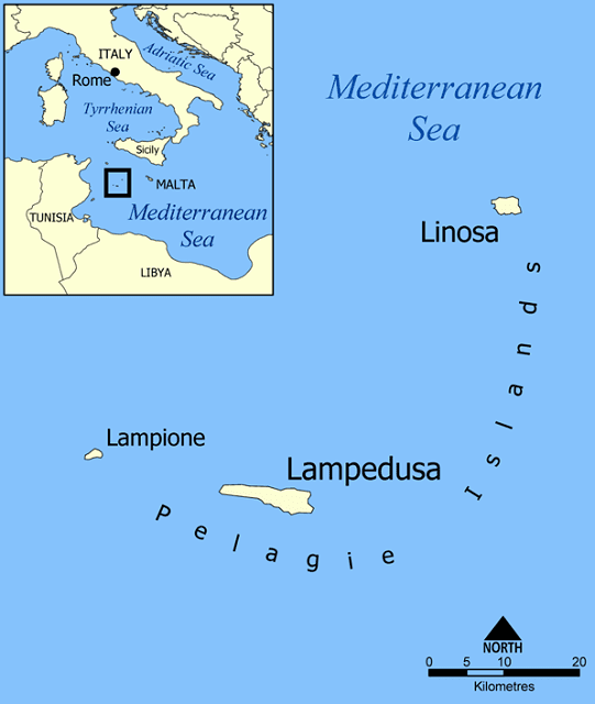 Lampedusa Map
